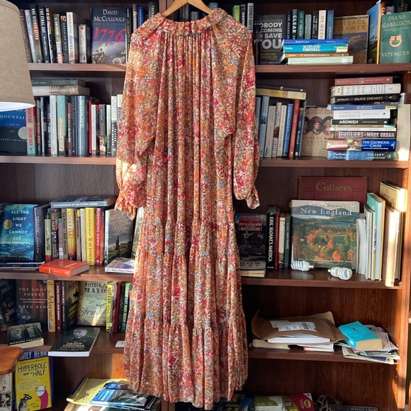 NWT Free People Feelin' Groovy Maxi Dress NO LINER Women's Size XL - Picture 8 of 9